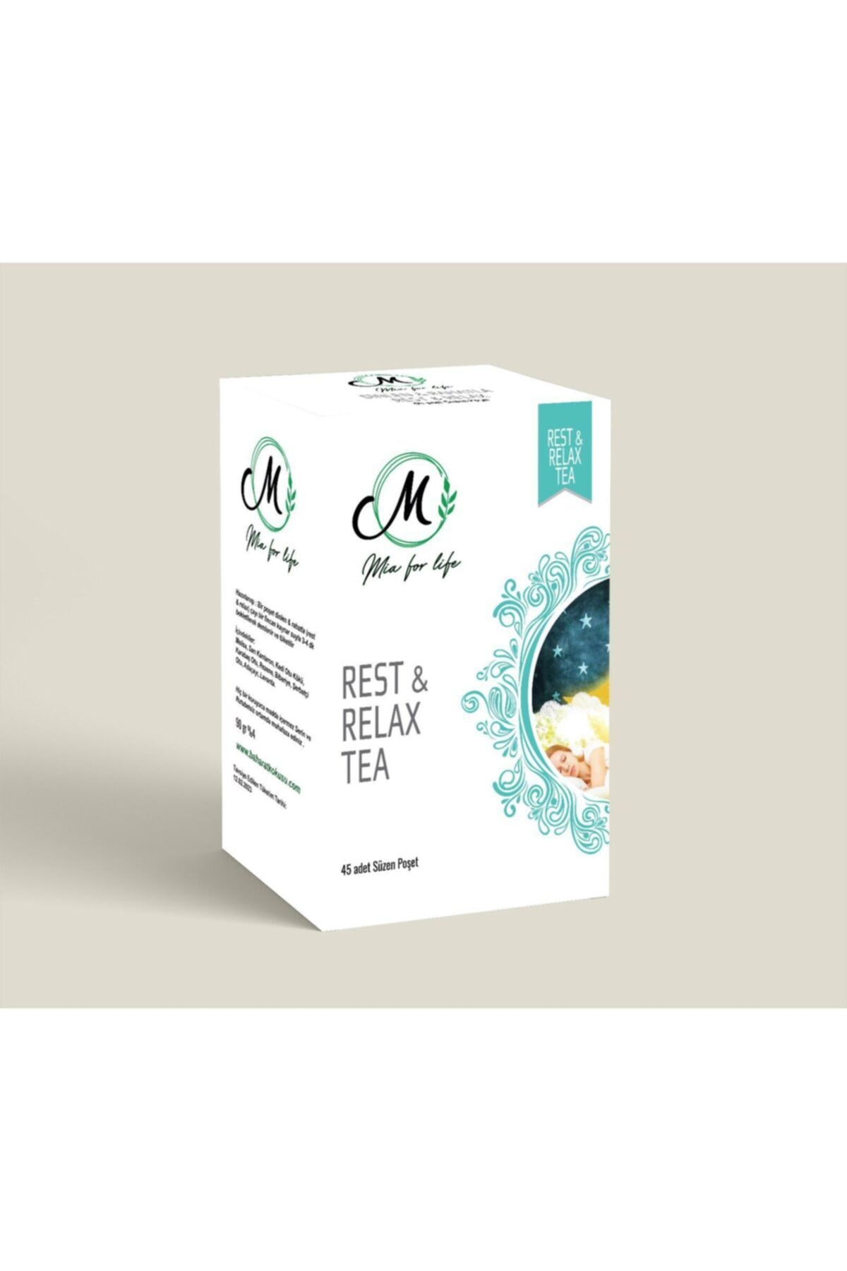 Mia For Life Relax Tea & Rest 45 Süzen Poşet
