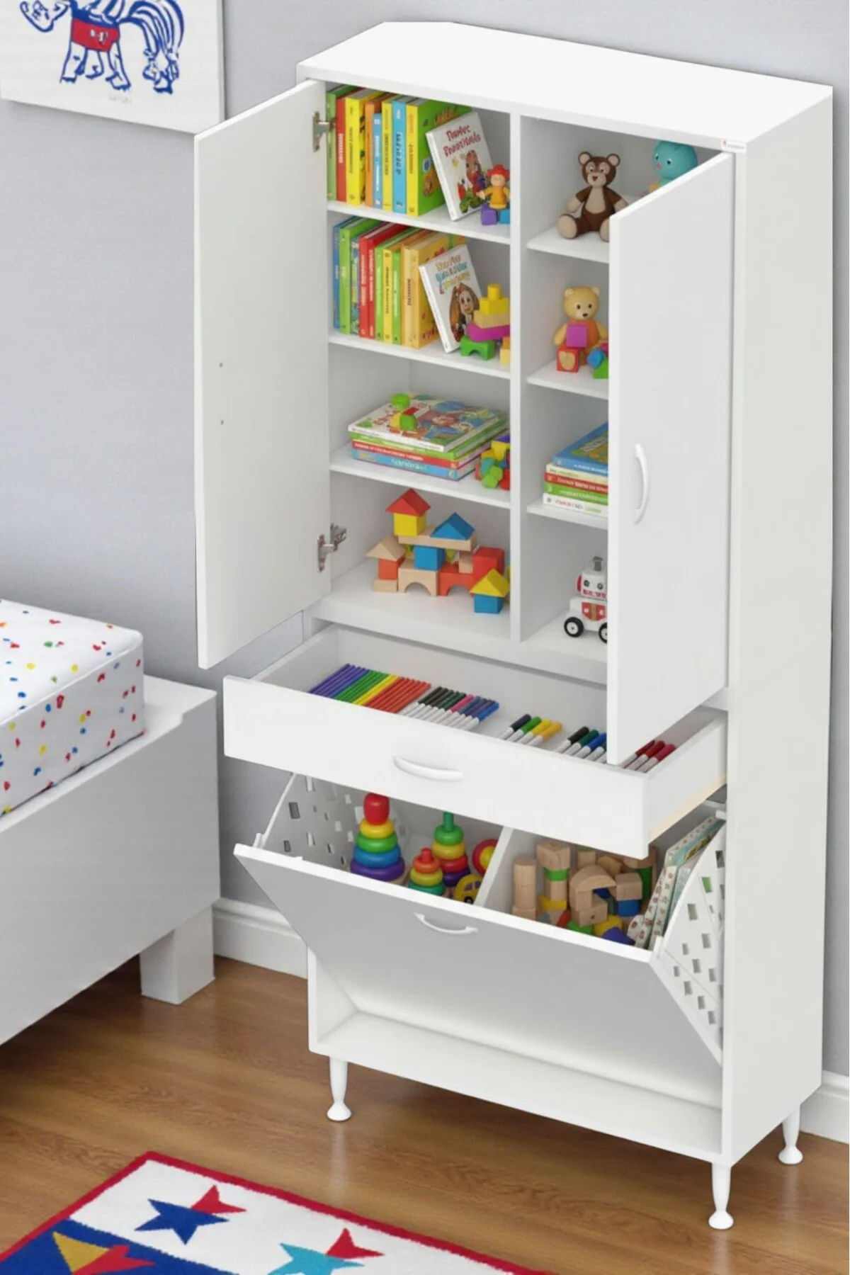 Reli Dolap Beyaz Çok Kullanımlı 70 cm Eninde Banyo Dolabı 70x171x Reli Dolap Beyaz Çok Kullanımlı 70 cm Eninde Banyo Dolabı 70x171x
