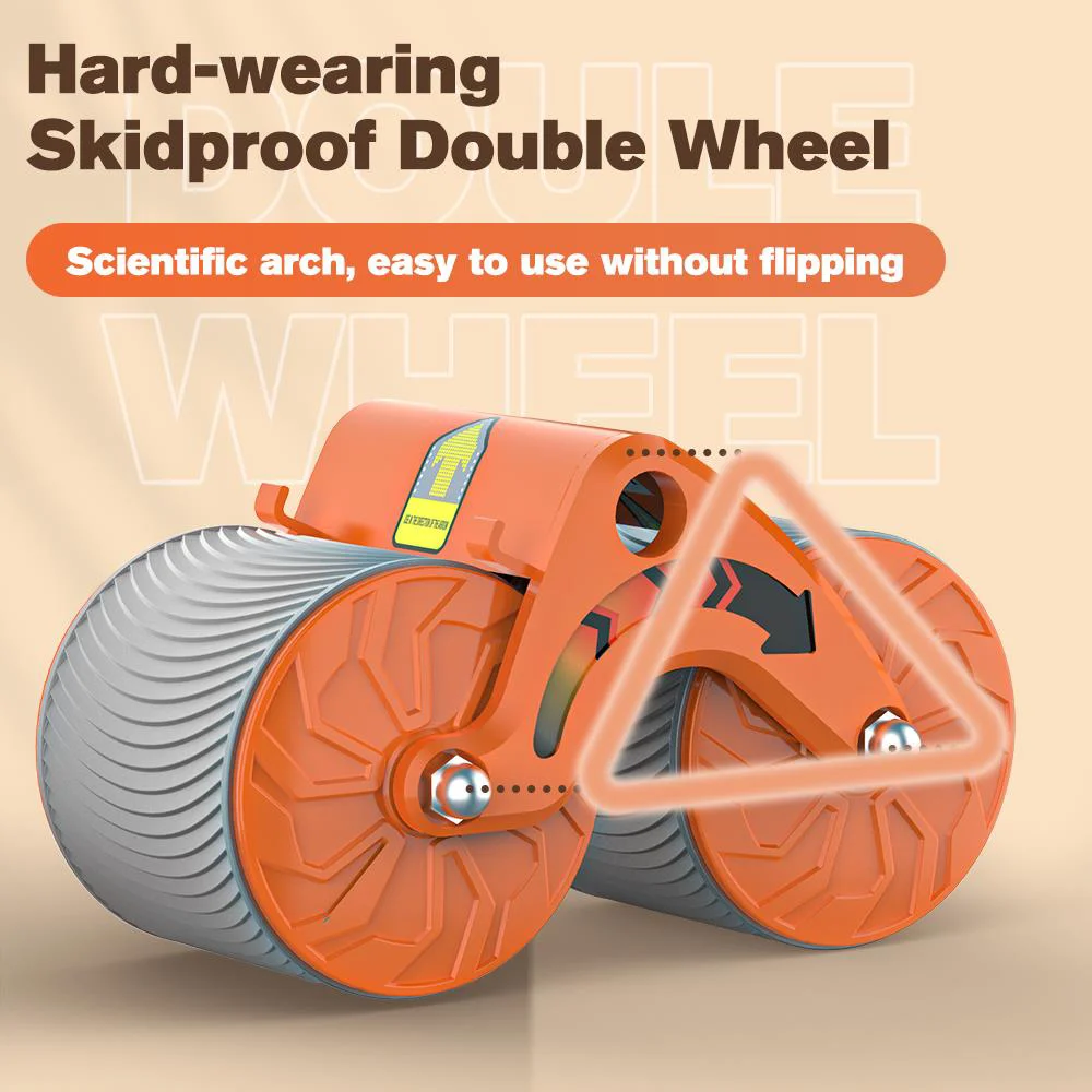 Relife AB-06 Ab Roller Dirsek Destekli Karın Çalıştırıcı, Otomatik geri tepme özellikli, Diz Matlı Karın Kası Çalıştırıcı, Erkekler ve Kadınlar için, Karın Kası