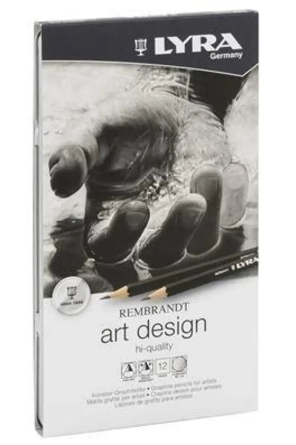 Rembrandt Art Design Profesyonel Dereceli Kalem Seti 12`li Metal