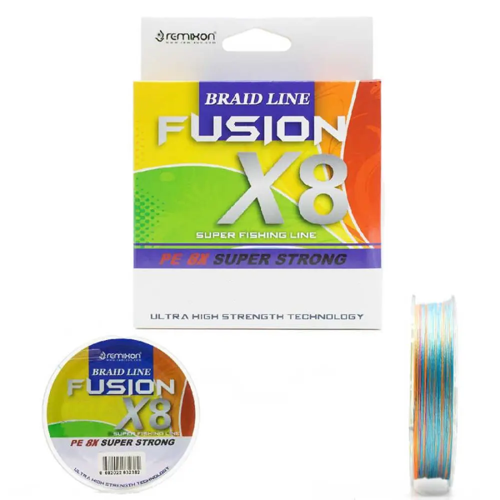 Remixon Fusion 8x 8 Kat 150m Örgü İp Misina Multicolor Remixon Fusion 8x 8 Kat 150m Örgü İp Misina Multicolor