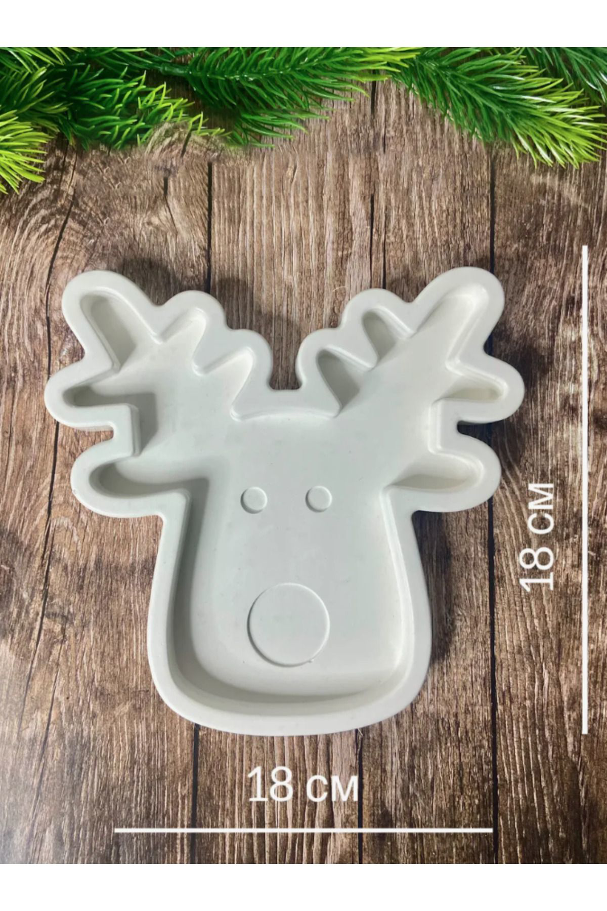 Ren Geyiği Şeklinde Dekoratif Tepsi – Şık ve Fonksiyonel Tasarım