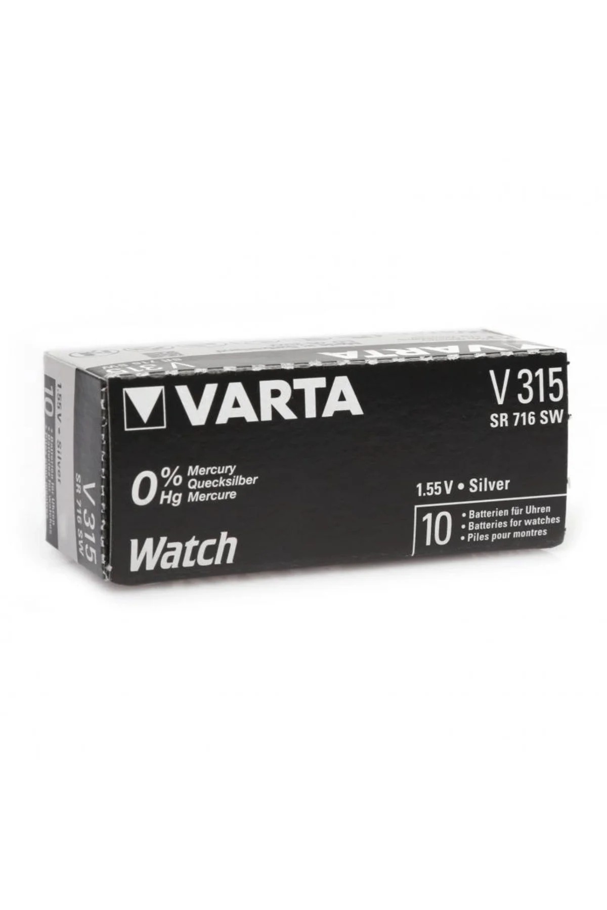 Renata 315 Sr716Sw 1.55V Alkalin Saat Pili 10 Adet - Görsel 2