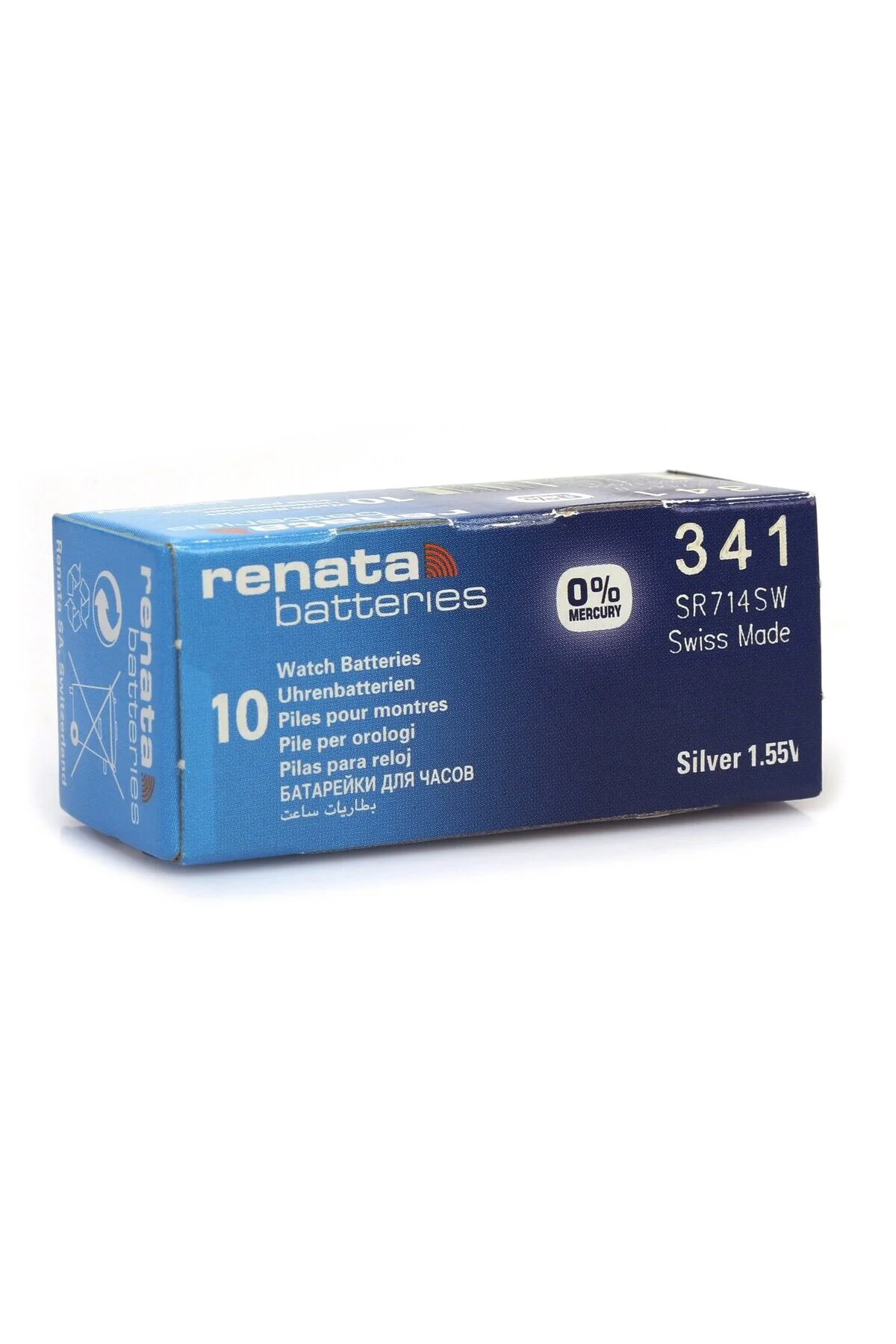 Renata 341 Sr714sw 1.55v lin Saat Pili 10 Adet