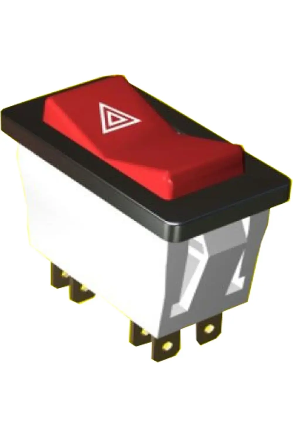 Renault 12 Dörtlü Flaşör Düğmesi Uyumlu