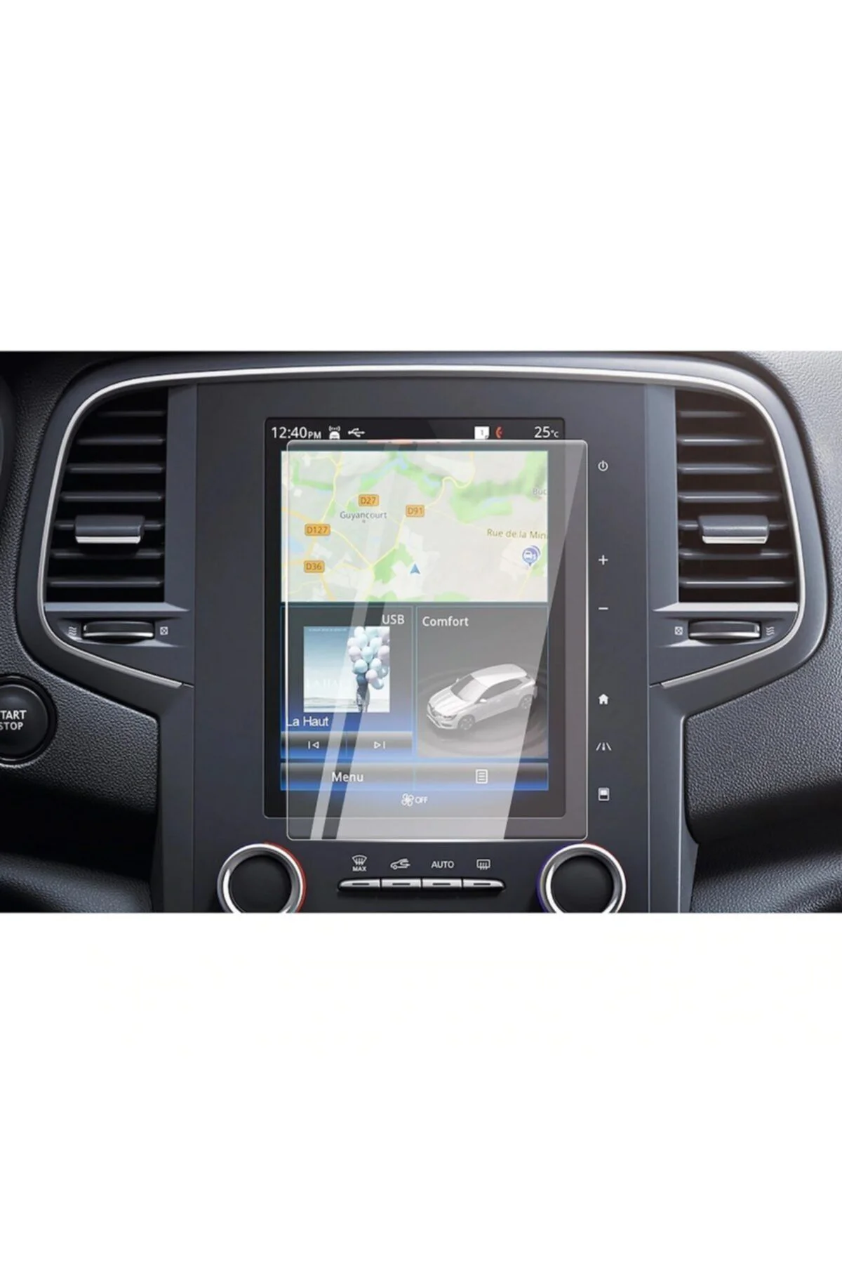 Renault 8,7 Inç Multimedya Nano Ekran Koruyucu Film