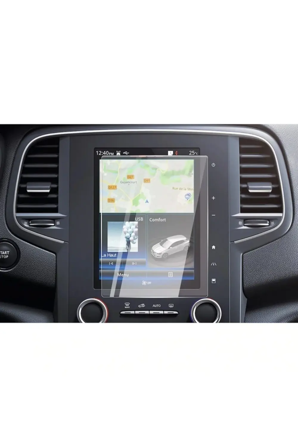 Renault 8,7 Inç Multimedya Nano Ekran Koruyucu Film