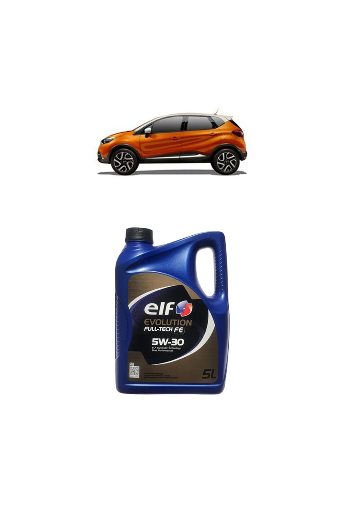 Renault Captur 4plus Karbon Filtre Bakım Seti 1.5 Dci Elf Evoluti
