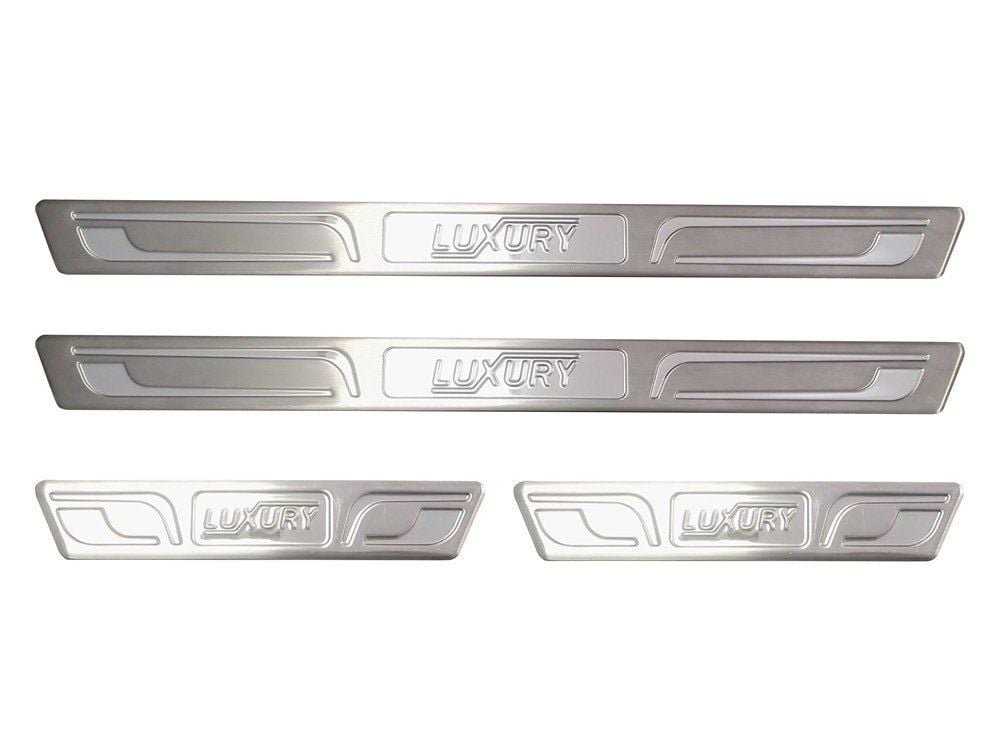 Renault Captur Uyumlu Luxury Kapı Eşiği 4 Parça Krom 2013 Ve Sonr