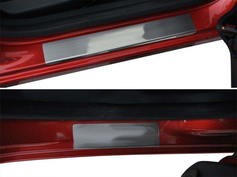 Renault Captur Uyumlu Kapı Eşiği 4 Parça Krom (Yazısız) 2013 Ve S