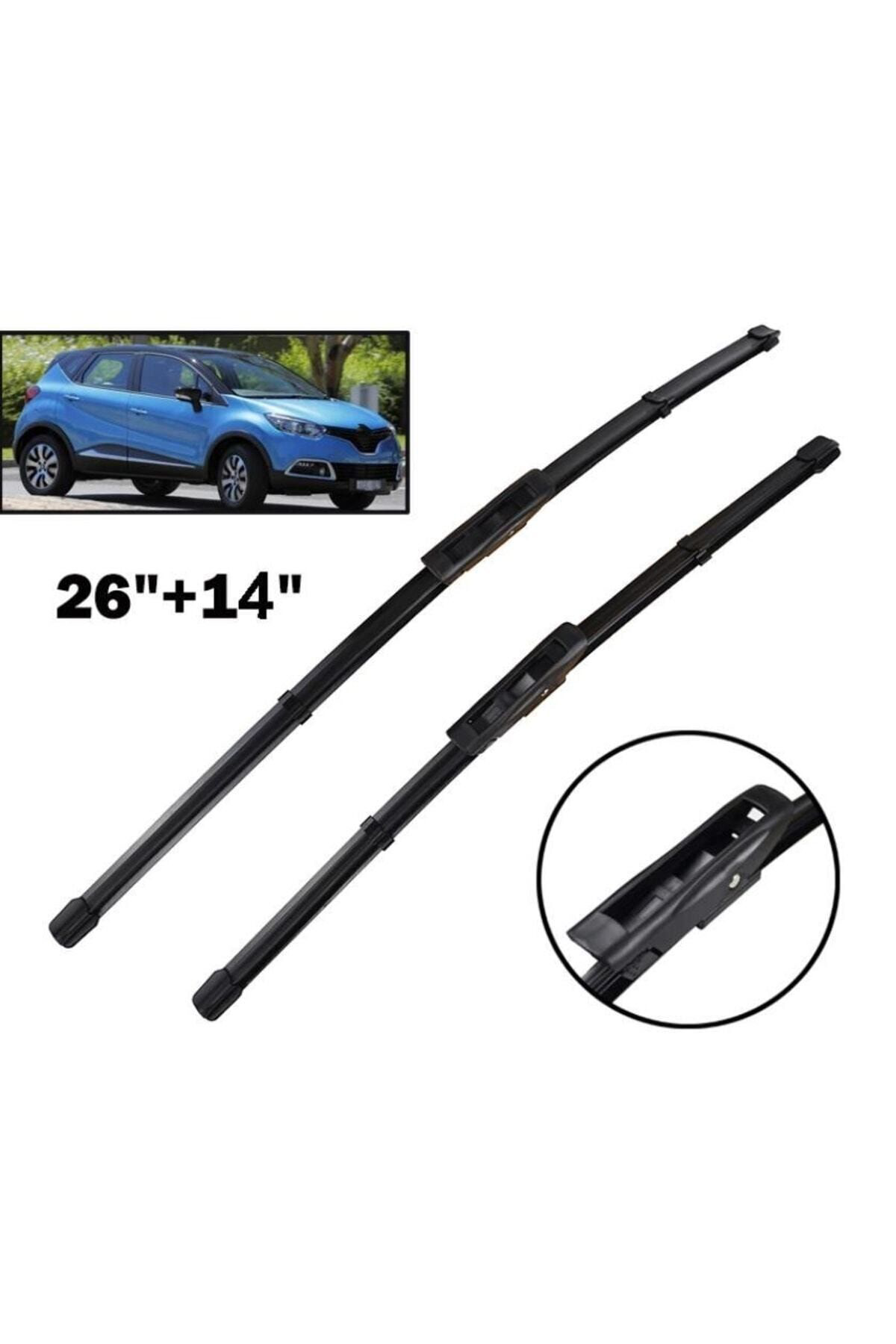 Fesan Renault Captur Araca Özel Muz Tipi Silecek Seti 2013--2015 Uyumlu