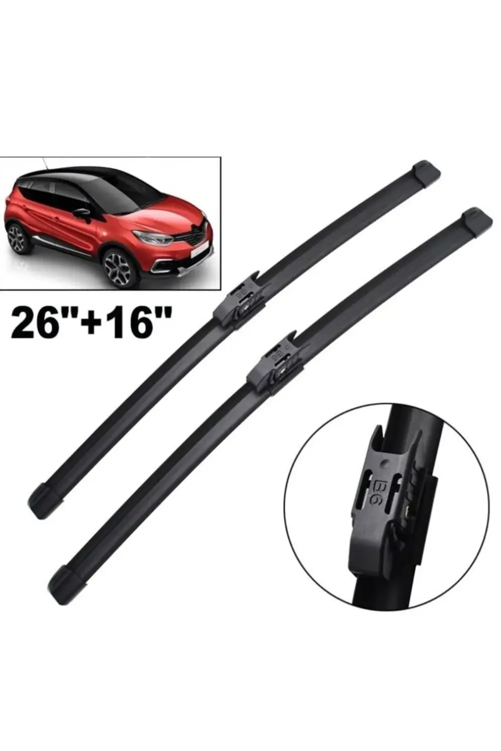 Renault Captur Ön Cam Muz Silecek Takımı 2016-2019