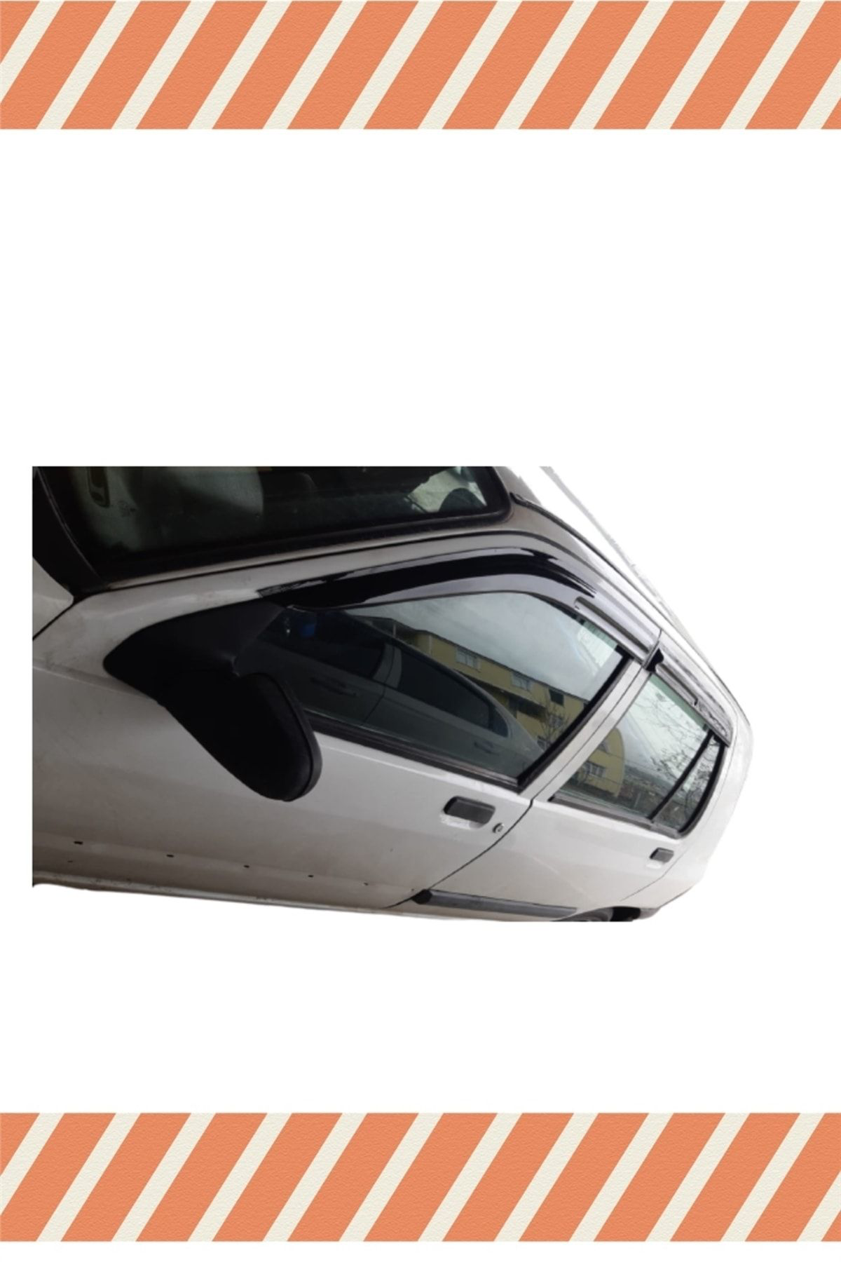 Renault Clio 1 Hb 1993-1998 4'lü Mügen Tip Cam Rüzgarlığı