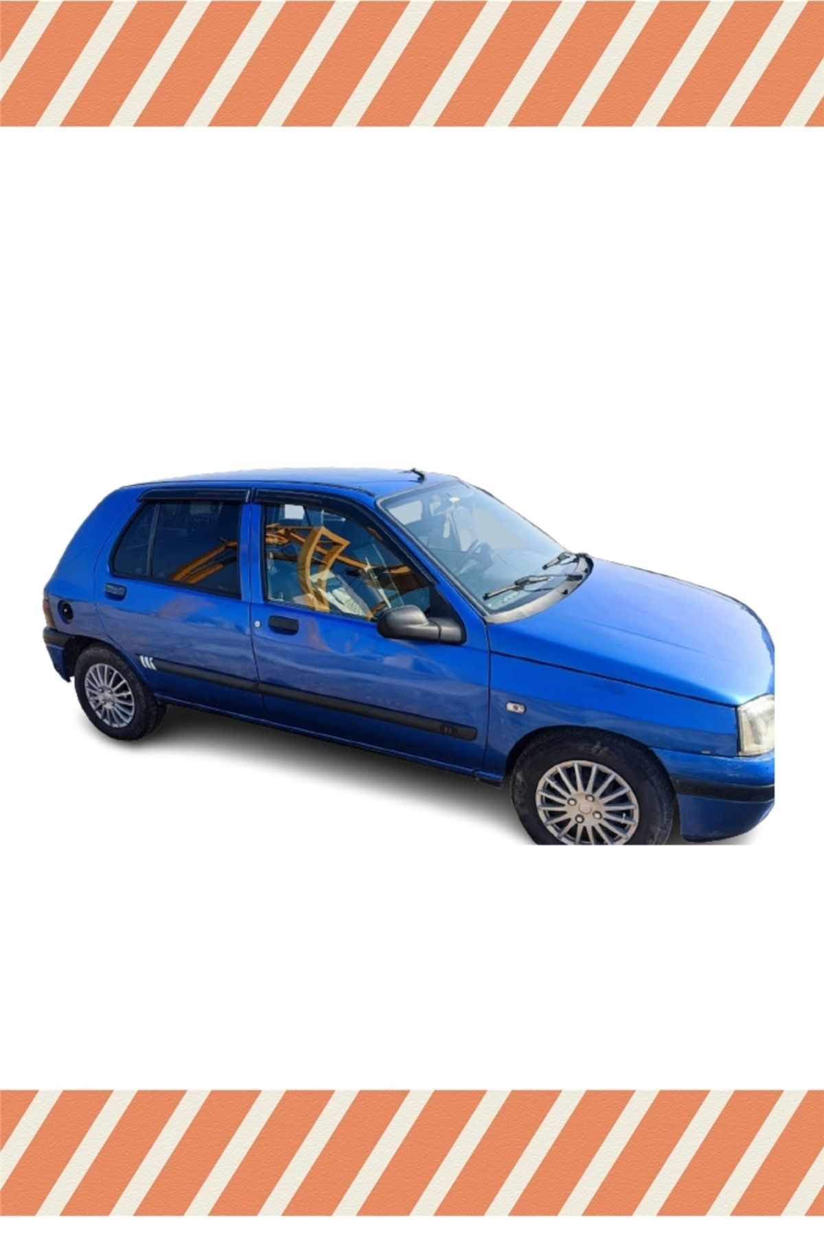 Renault Clio 1 Hb 1993-1998 4'lü Mügen Tip Cam Rüzgarlığı