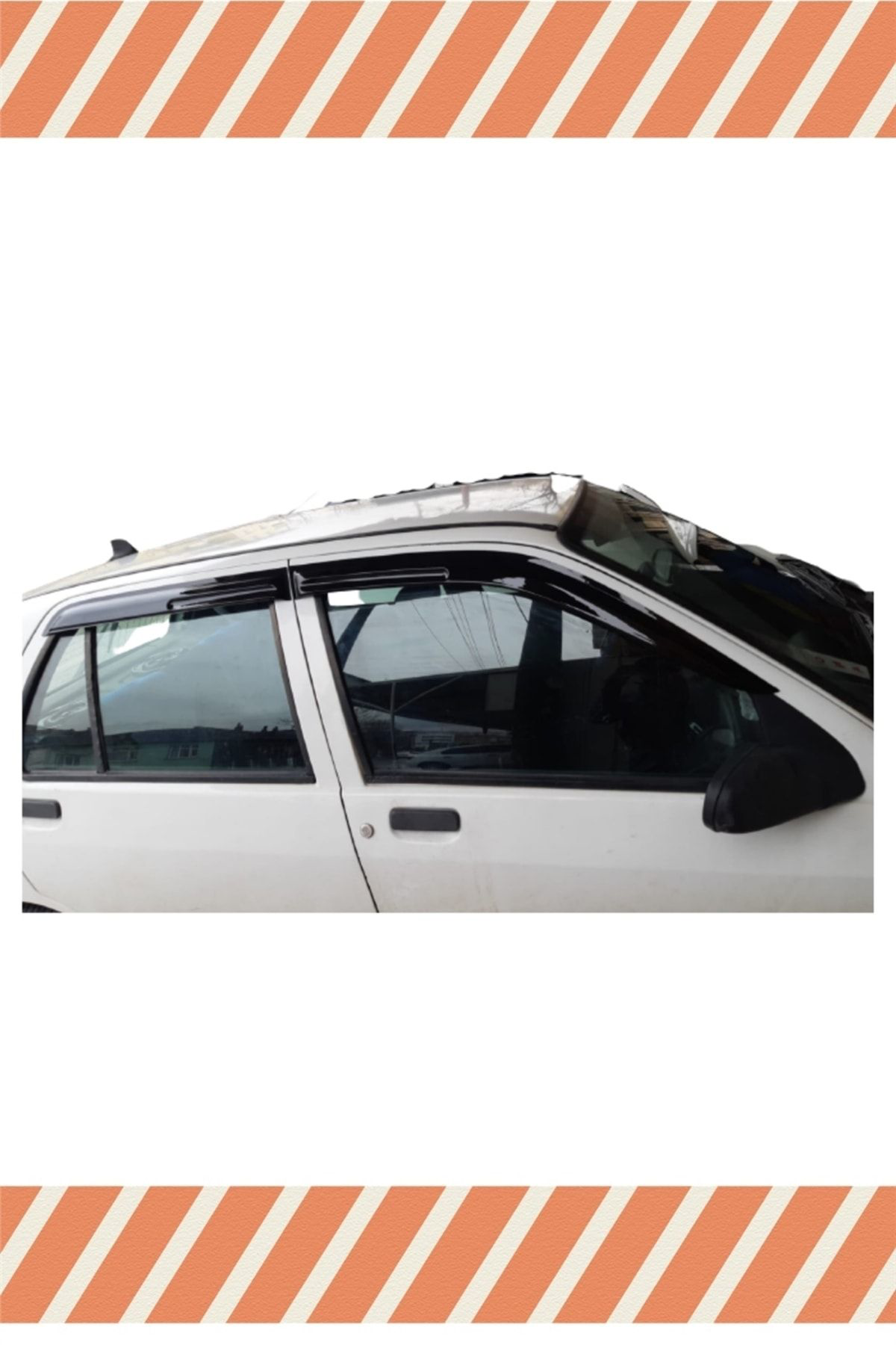 Renault Clio 1 Hb 1993-1998 4'lü Mügen Tip Cam Rüzgarlığı