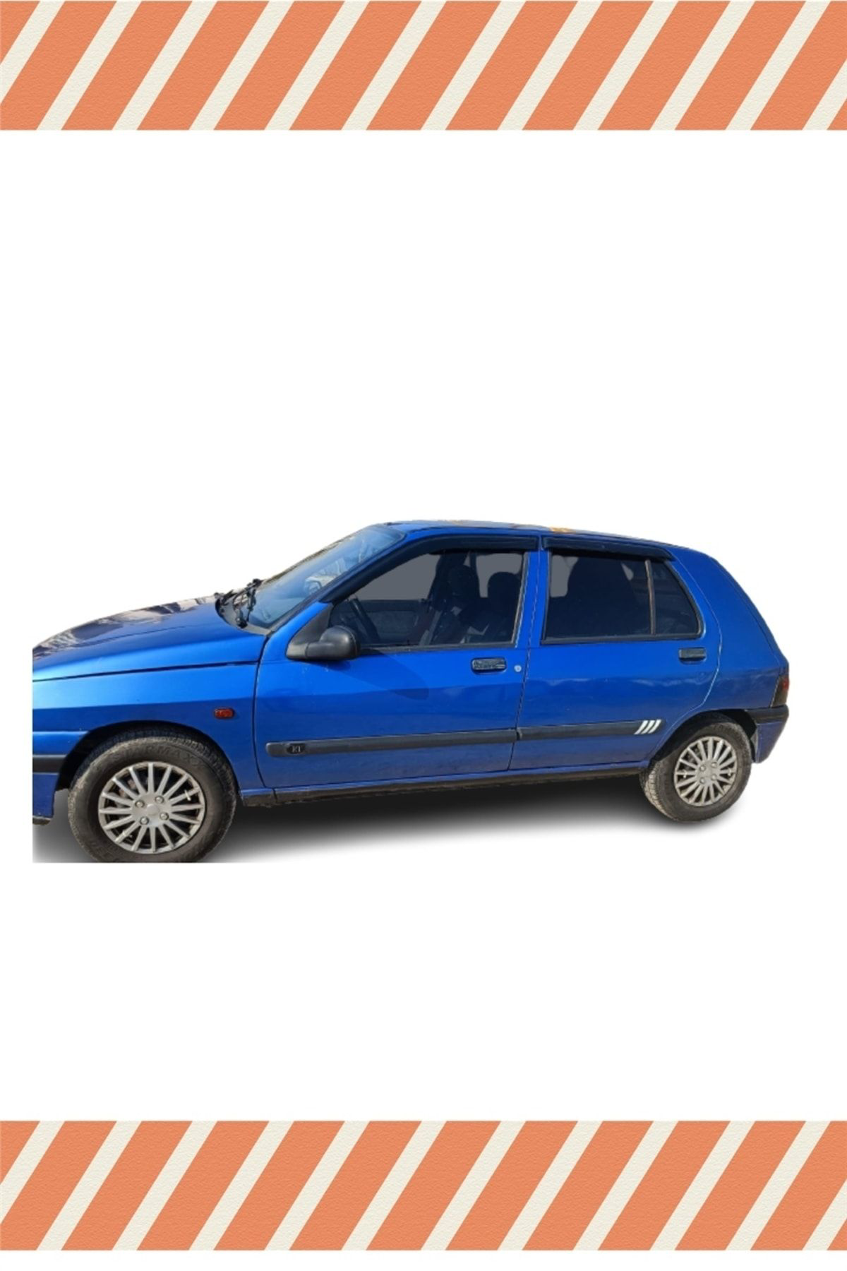 Renault Clio 1 Hb 1993-1998 4'lü Mügen Tip Cam Rüzgarlığı
