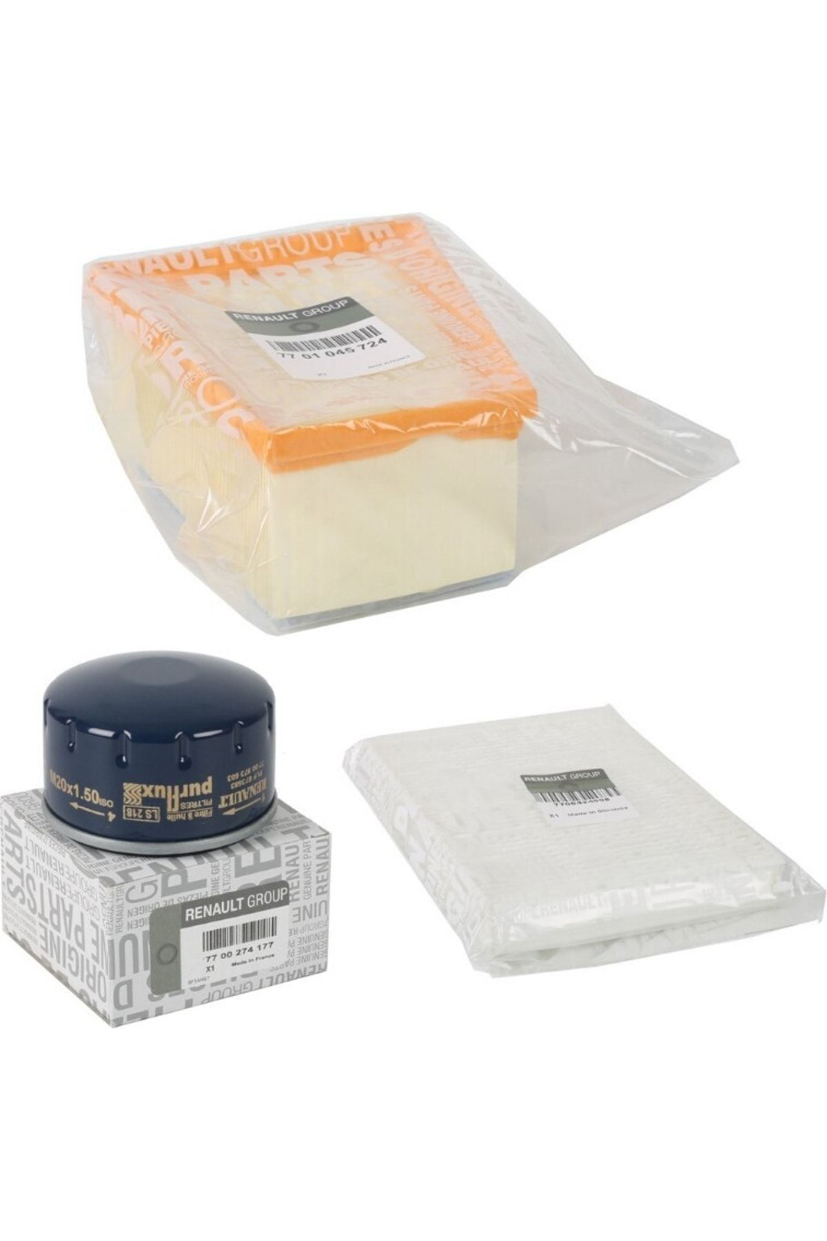 Mais Renault Clio 2 1.4 16V Filtre Bakım Seti ( Hava Filtresi - Yağ Fi