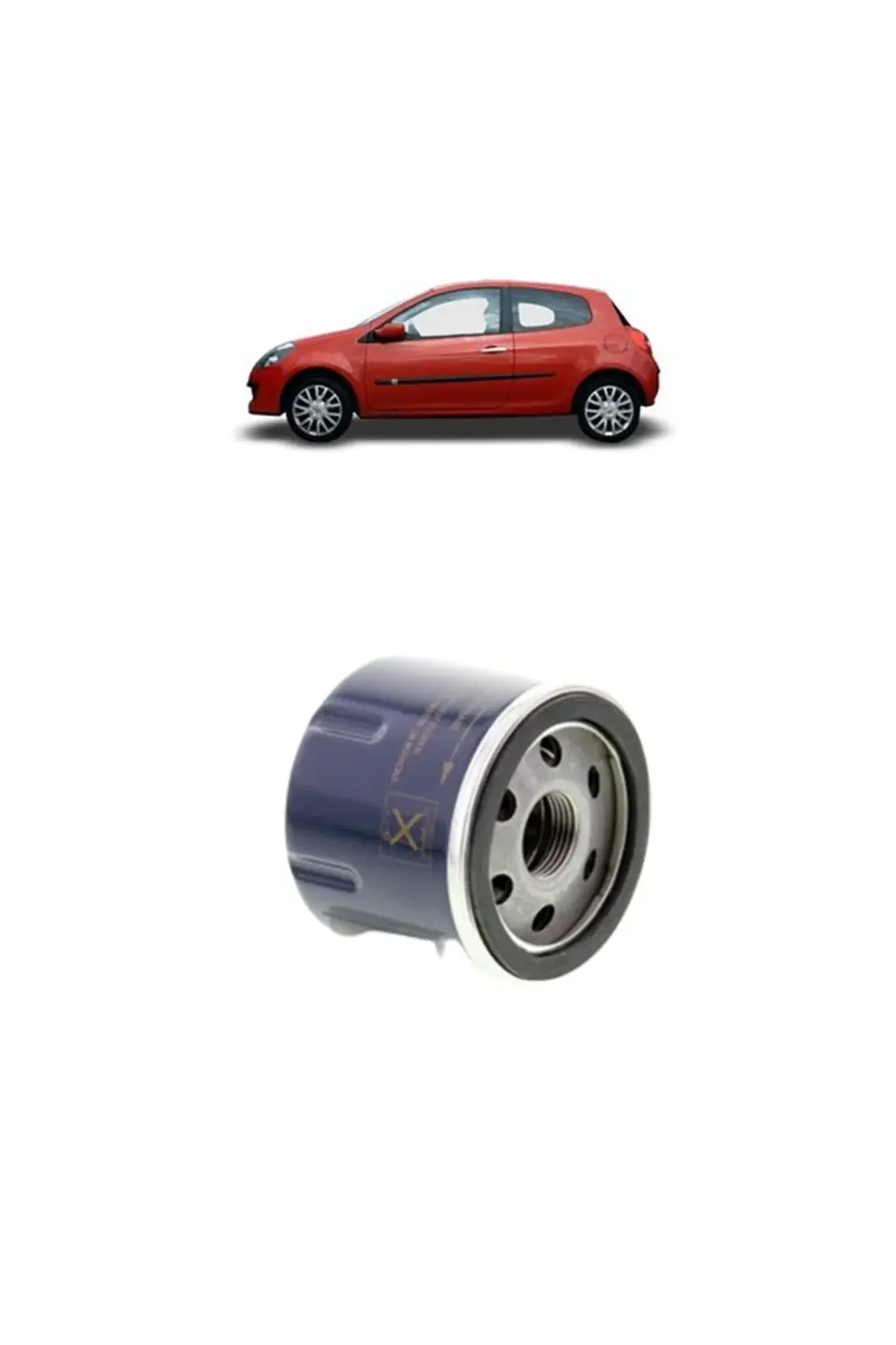 Renault Clio 3 1.2 16 Valf 3Lü Karbon Filtre Seti 2005-2012