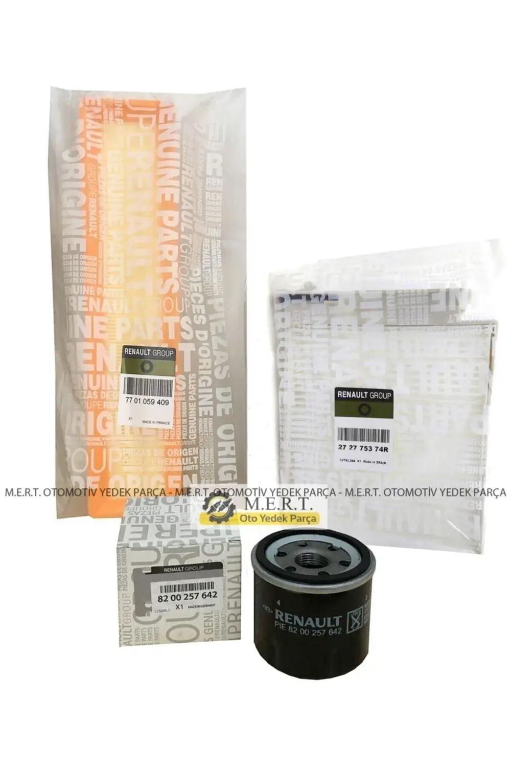 Renault Clio 3 1.2 16v Filtre Bakım Seti 2005-2012