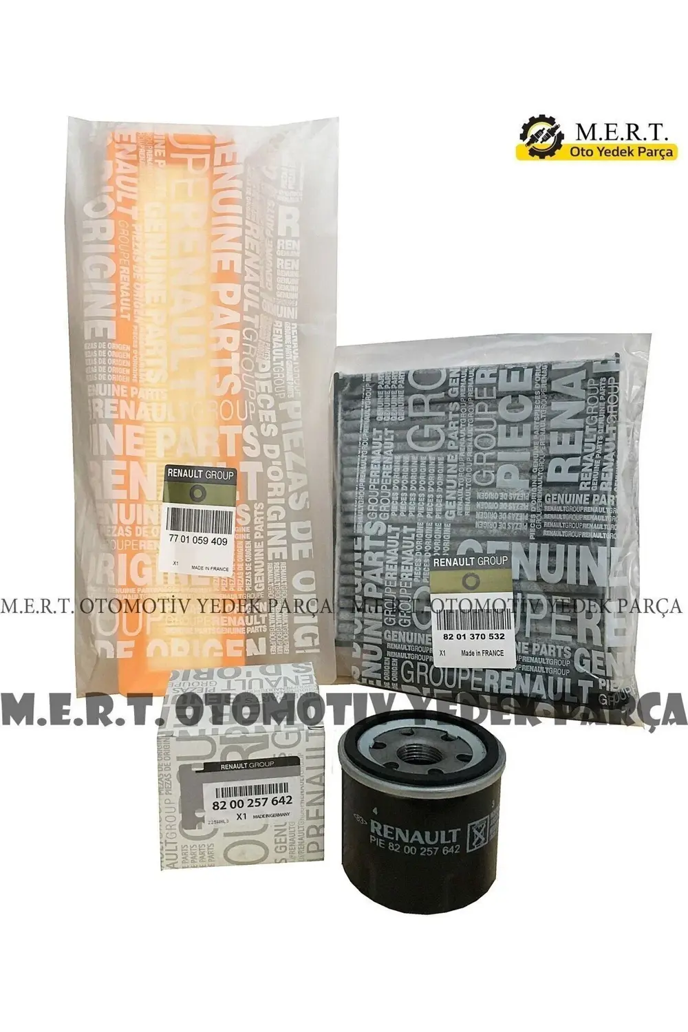 Renault Clio 3 1.2 16v Uyumlu Filtre Bakım Seti 2005-2012