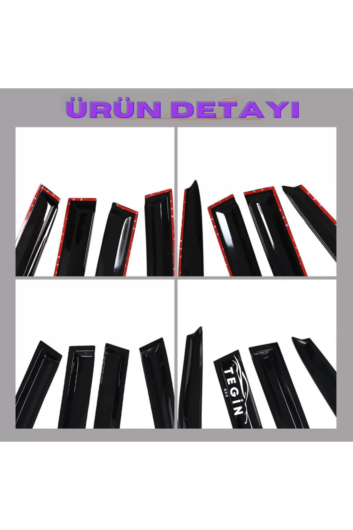 Renault Clio 3 Hatchback 2012 Cam Rüzgarlığı 4lü Takım