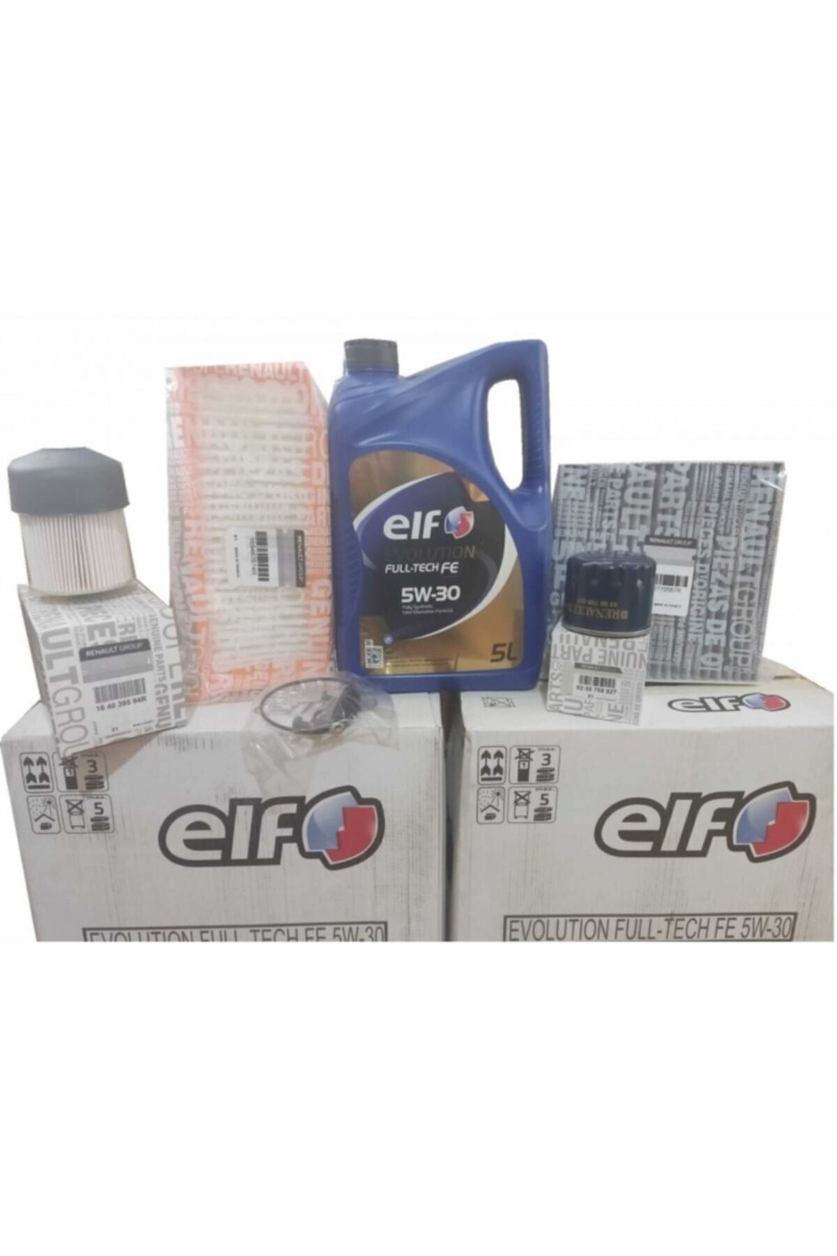 Renault Clio 4 1.5 Uyumlu Dci Filtre Bakım Seti Elf Evolutıon Ful