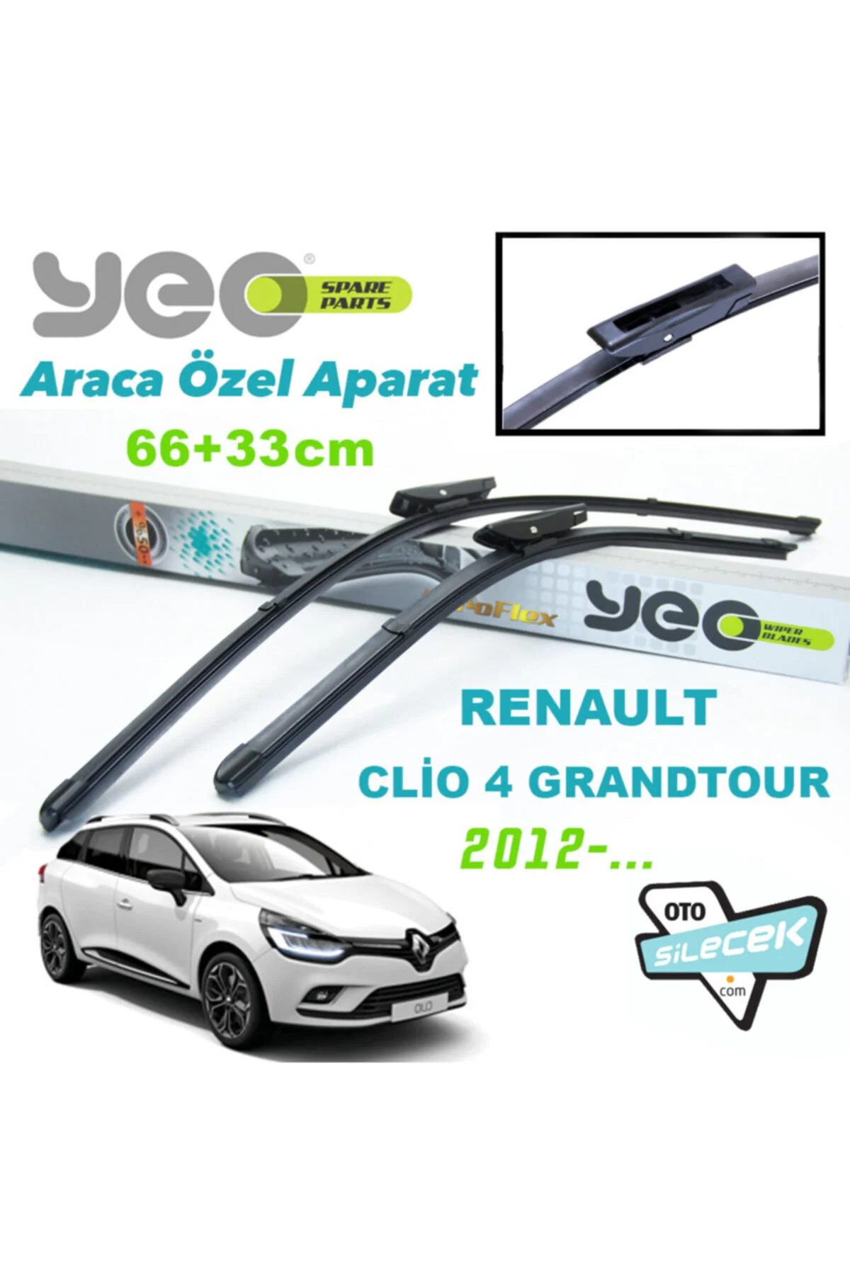 Renault Clio 4 Grandtour Silecek Takımı 2012-... Renault Clio 4 Grandtour Silecek Takımı 2012-...