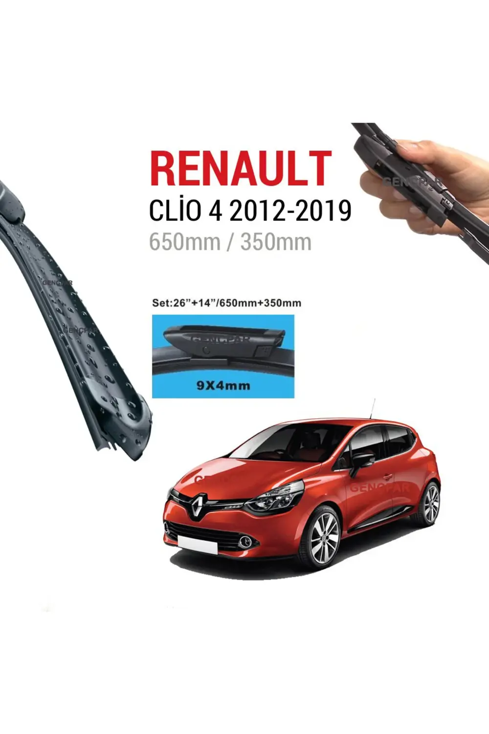Renault Clio 4 Silecek Takımı 2012-2019
