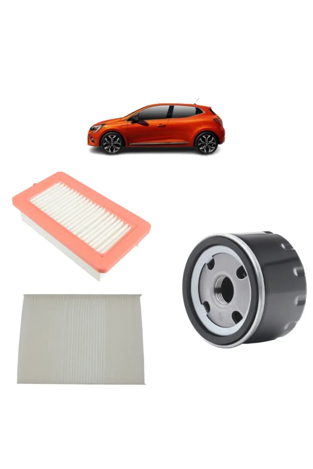 Renault Clio 5 3lü Filtre Bakım Seti 1.0 Sce 2019 Sonrası Kit1128