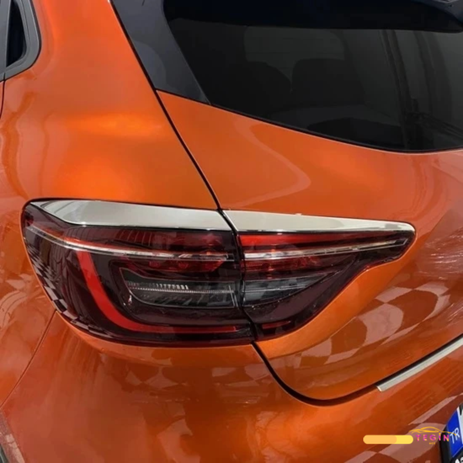 Renault Clio  5 HB 5D 2019 Sonrası Premium Stop Üst Çıtası 4 Parç