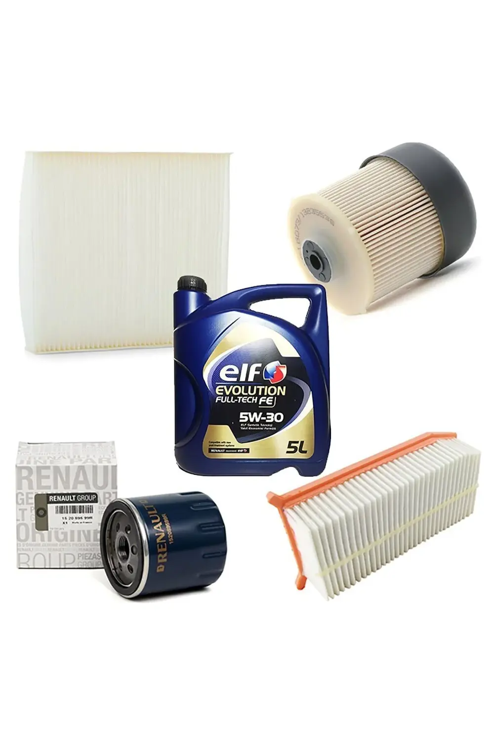 Renault Clio Iv Ve Symbol Iıı Uyumlu 1.5dci Filtre Seti Ve 5w30 M