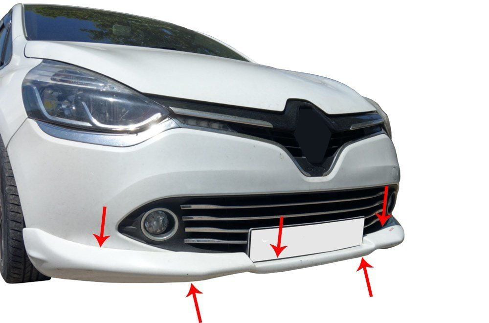 Renault Clio Uyumlu 4 Ön Tampon Altı Fiber 2013-2016