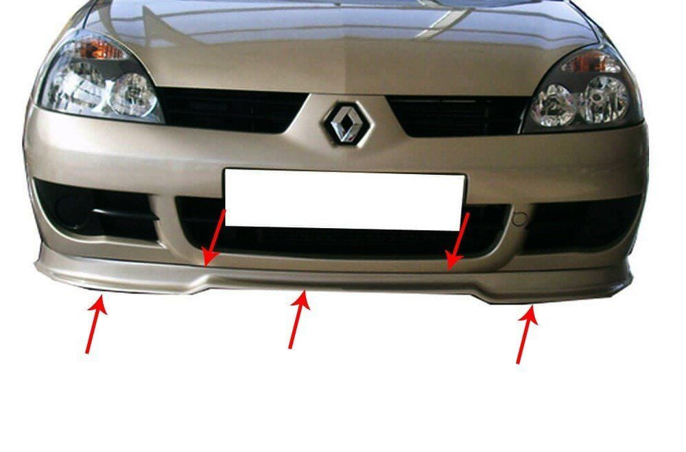 Drs Tuning Renault Clio Uyumlu 2 Ön Tampon Alti Fiber 1998-2008