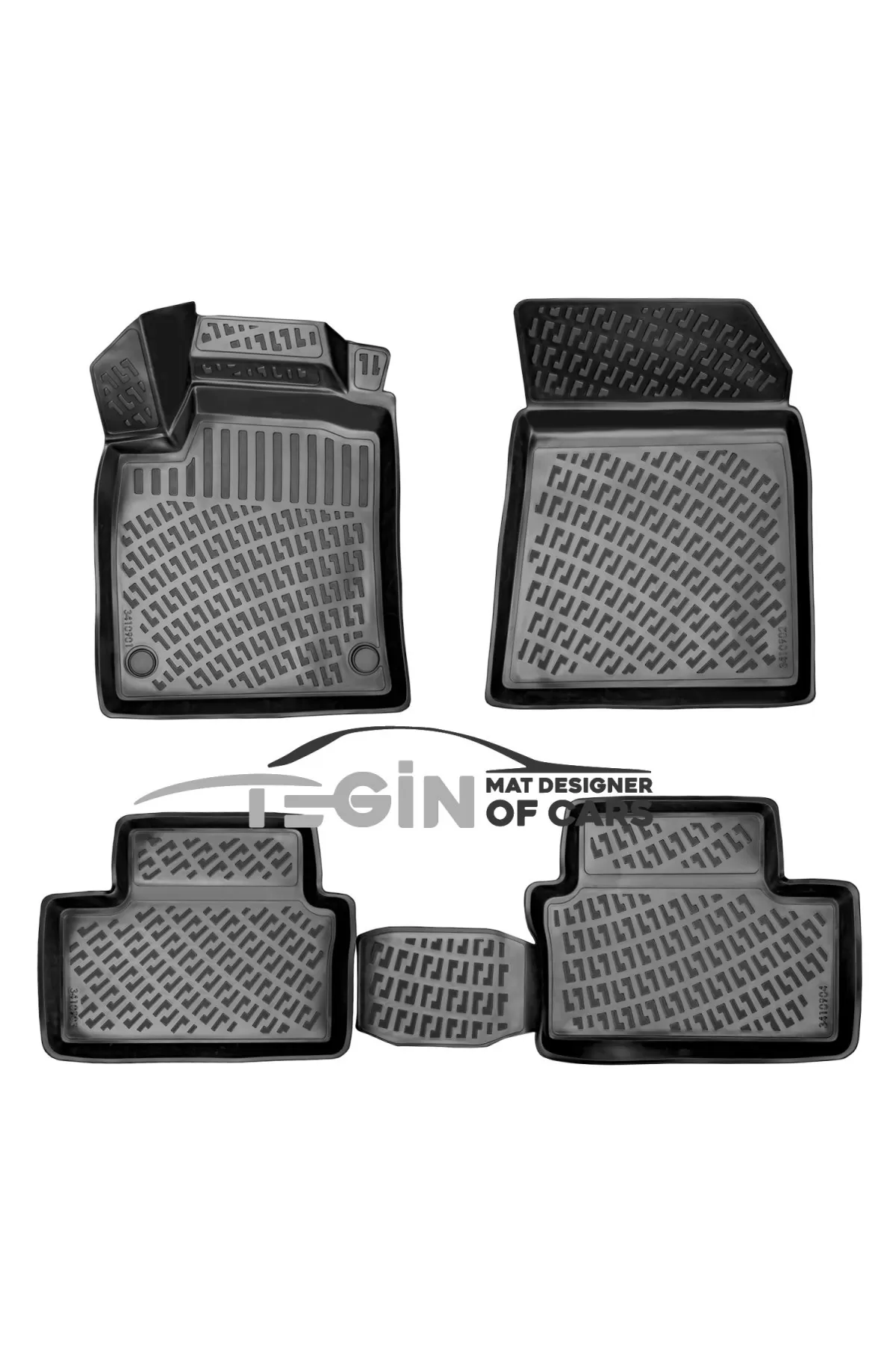 Renault Clio V 2023 Bagaj Havuzu + Siyah 3D Paspas