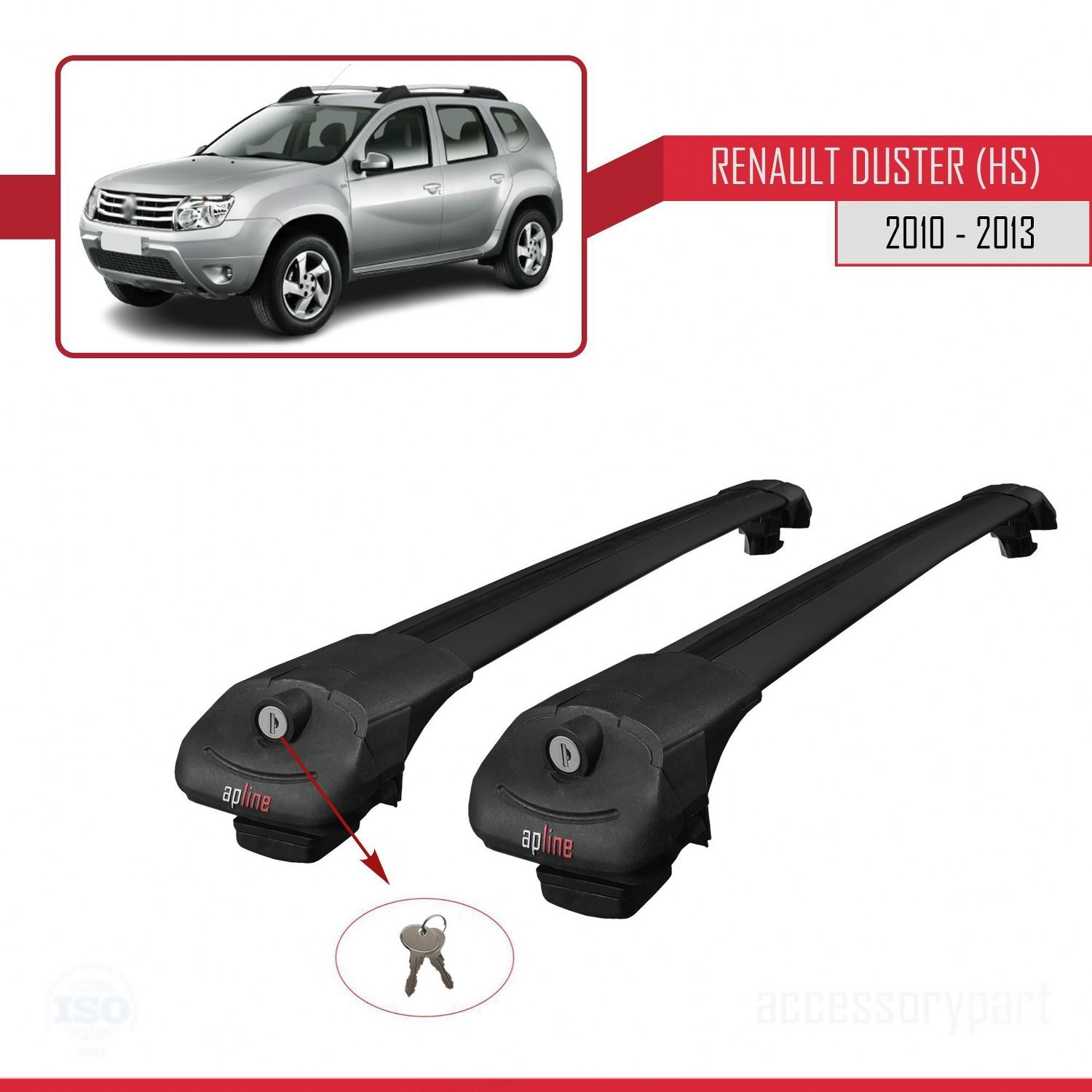 Renault Duster (HS) 2010-2013 Arası ile uyumlu ACE-1 Ara Atkı Tav