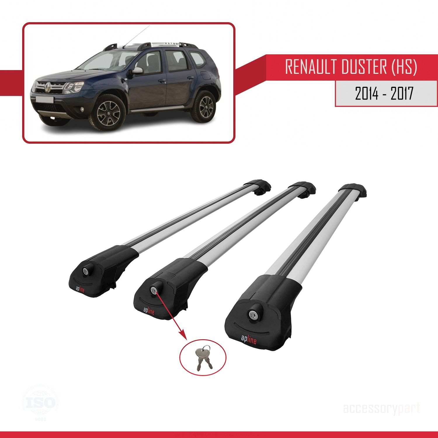 Renault Duster (HS) 2014-2017 Arası ile uyumlu ACE-1 Ara Atkı Tav