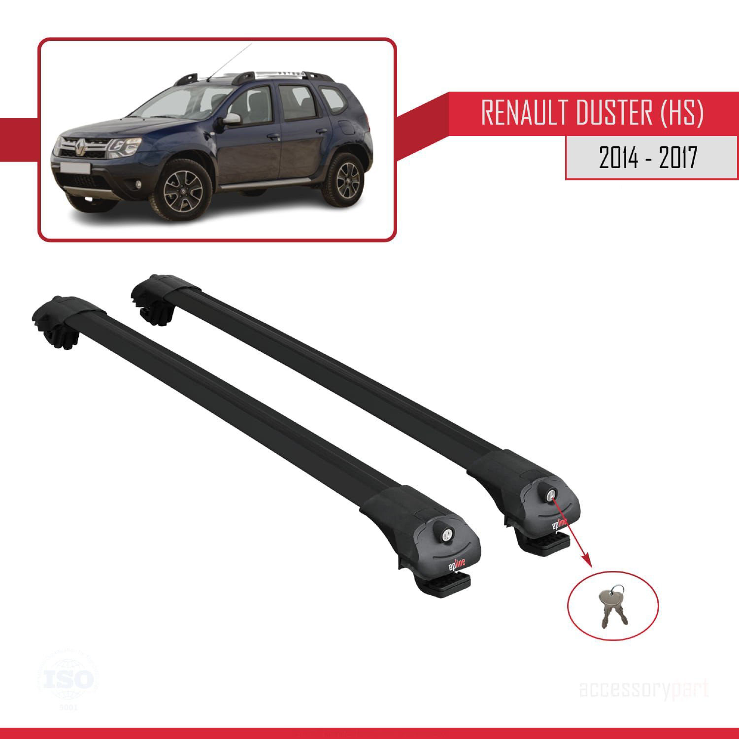 Renault Duster (HS) 2014-2017 Arası ile uyumlu ACE-1 Ara Atkı Tav