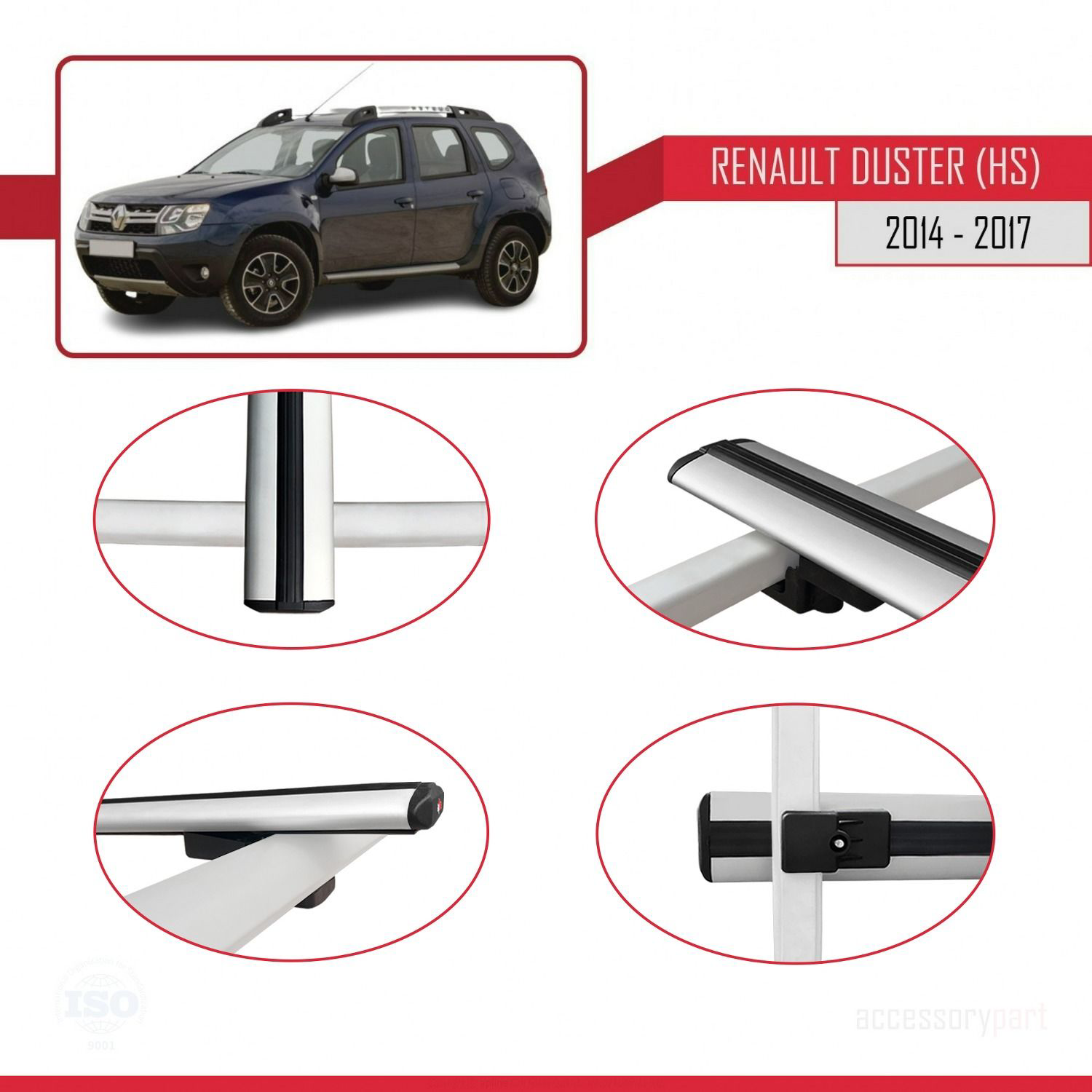 Renault Duster (HS) 2014-2017 Arası ile uyumlu Basic Model Ara At