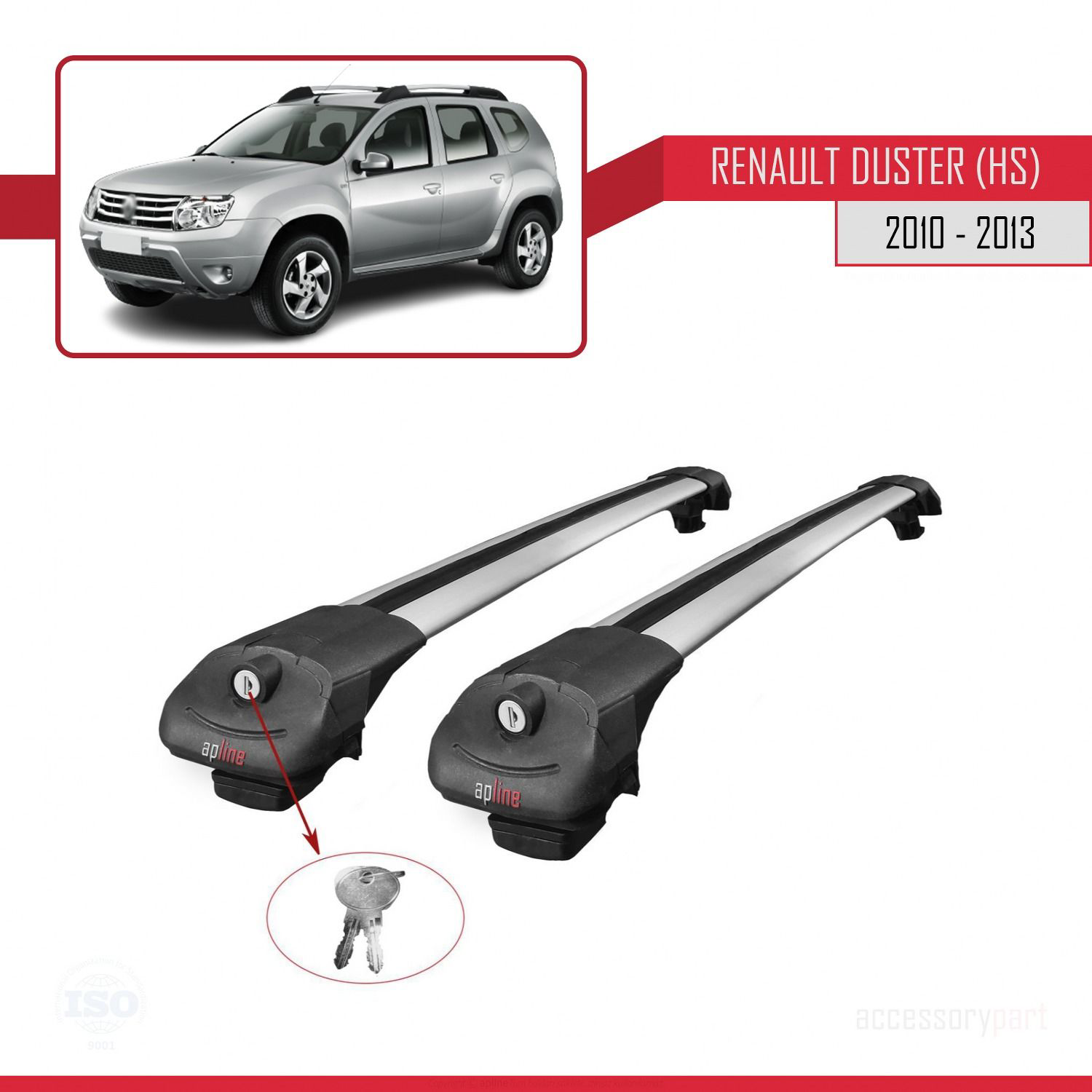 Renault Duster (HS) 2010-2013 Arası ile uyumlu ACE-1 Ara Atkı Tav