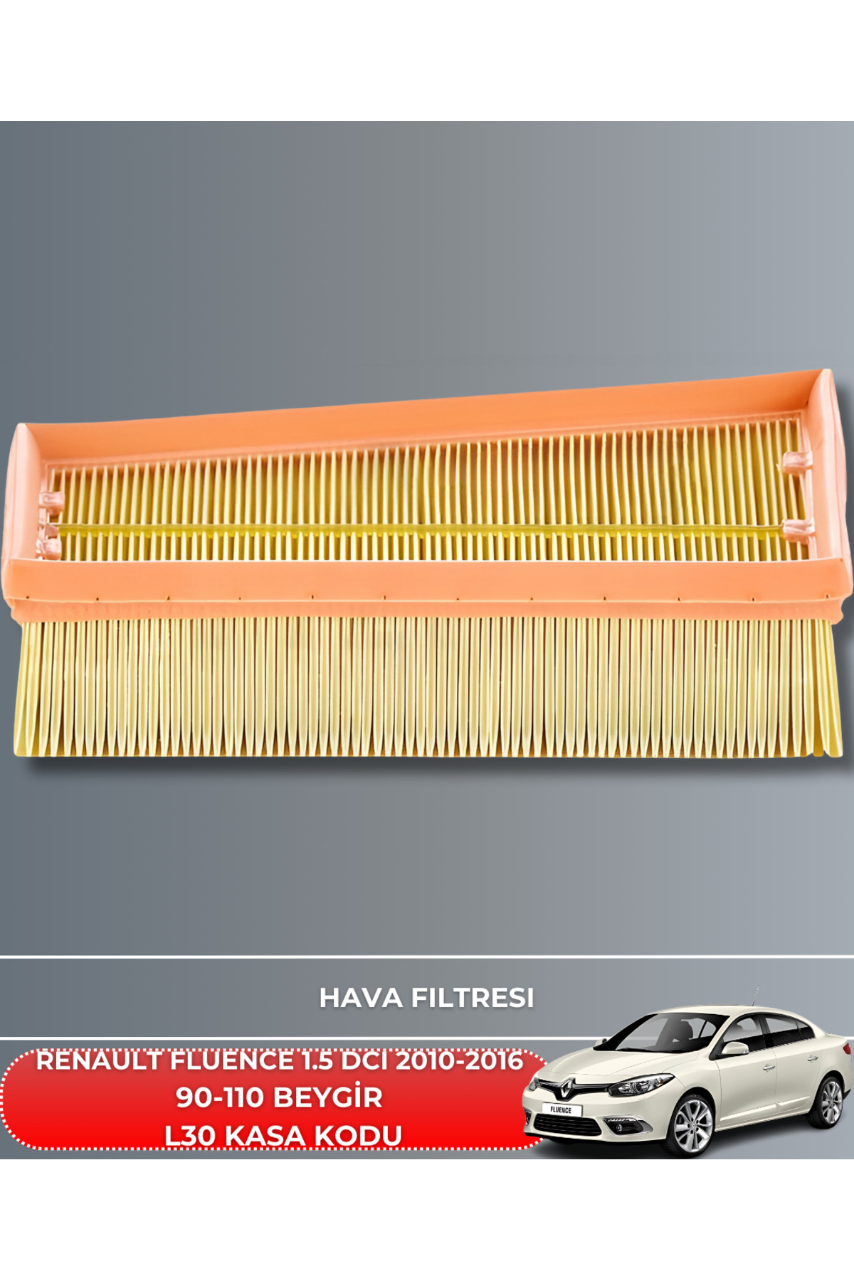 RENAULT FLUENCE 1.5 DCI 2010-2016 90-110Hp FİLTRE BAKIM SETİ+YAĞ