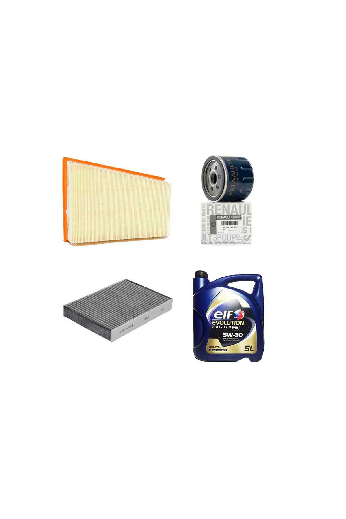 Renault Fluence 1.5 Dci Filtre Bakım Seti 86-90-95-106-110 Bg Mod