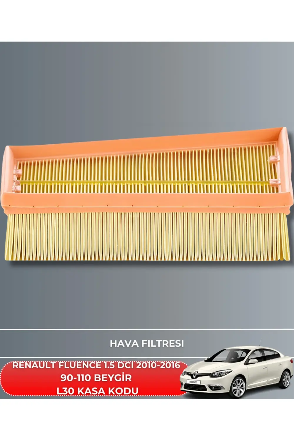 RENAULT FLUENCE 1.5 DCI 2010-2016 90-110Hp FİLTRE BAKIM SETİ+YAĞ
