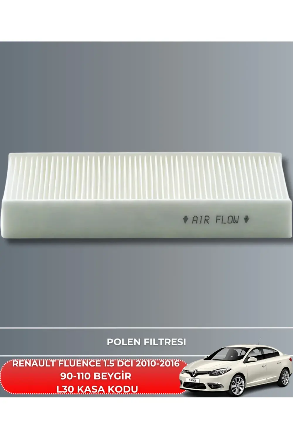 RENAULT FLUENCE 1.5 DCI 2010-2016 90-110Hp FİLTRE BAKIM SETİ+YAĞ