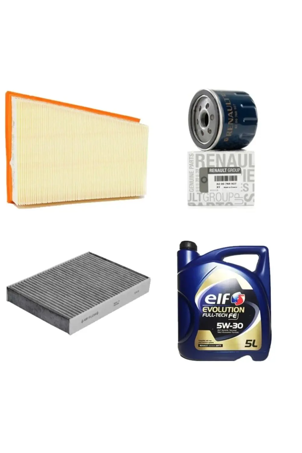 Renault Fluence 1.5 Dci Filtre Bakım Seti 86-90-95-106-110 Bg Mod