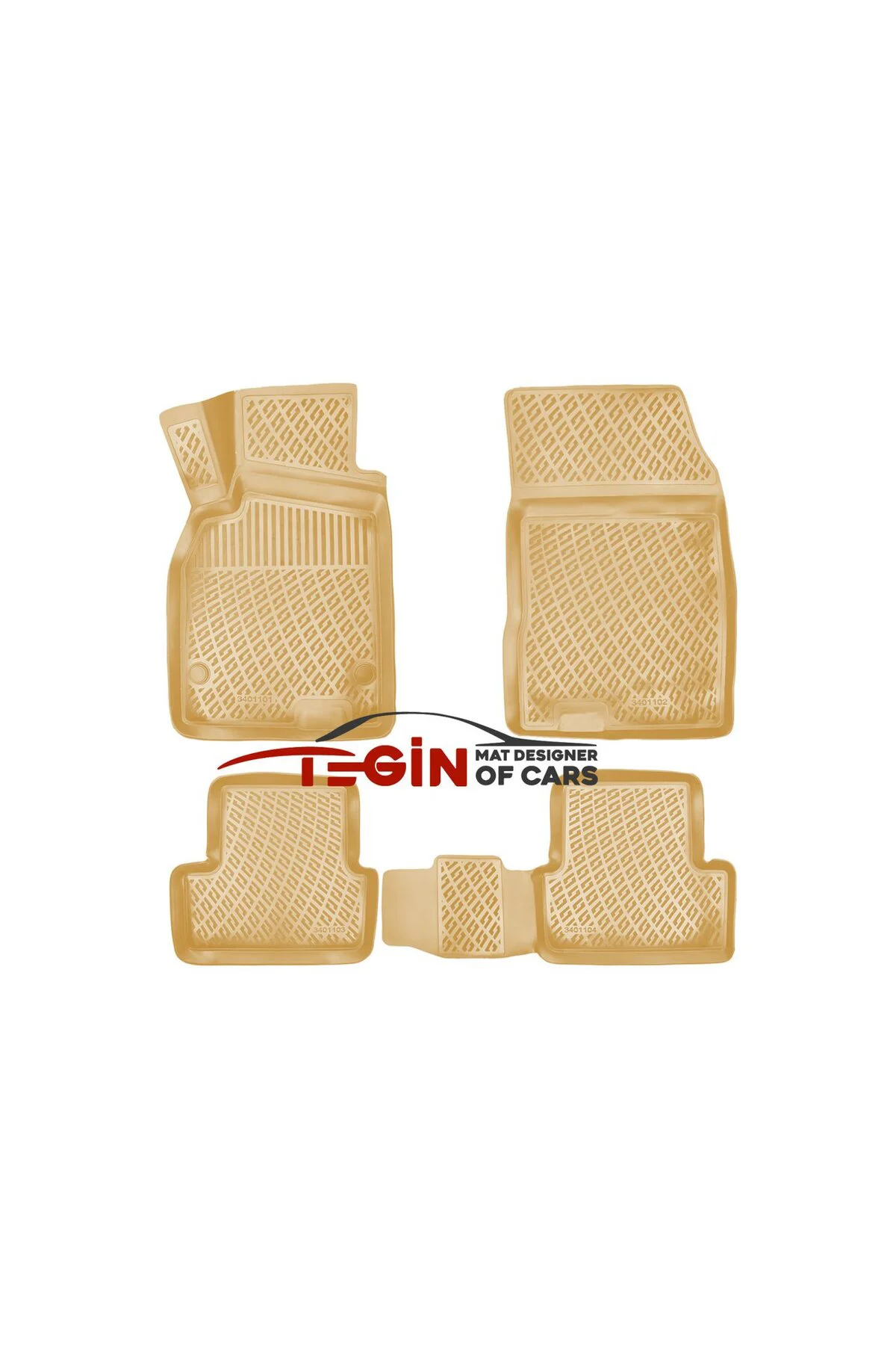 Renault Fluence 2009-2016 1.4/1.6 Bej 3D Havuzlu Paspas