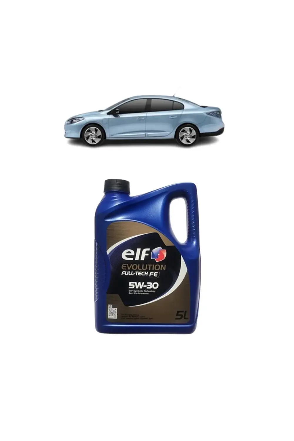 Renault Fluence 4plus Filtre Bakım Seti 1.6 16 Valf Elf Evolution