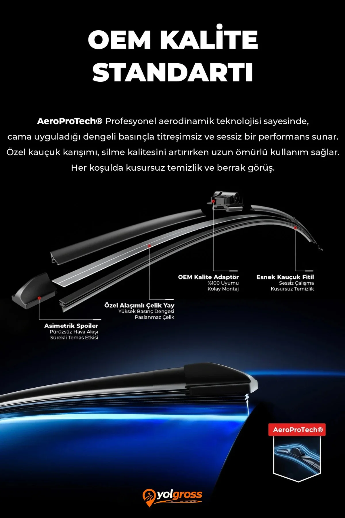 Renault Fluence Ön Cam Silecek Seti 2010-2016 Premium Araca Özel 60-40 Cm A+ Kalite Renault Fluence Ön Cam Silecek Seti 2010-2016 Premium Araca Özel 60-40 Cm A+ Kalite