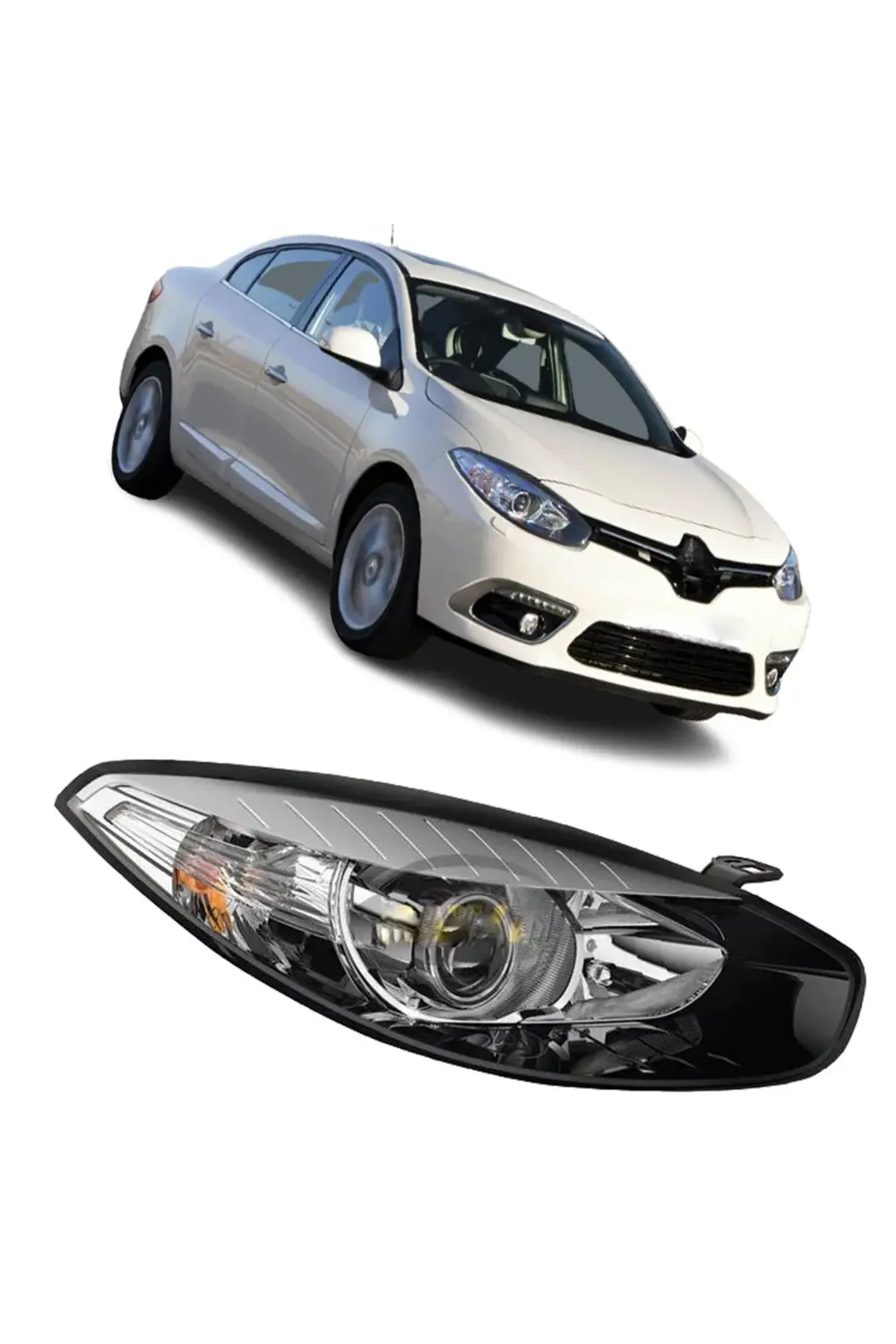 Renault Fluence Sağ Ön Far Makyajlı 2014-2017 N11.2361