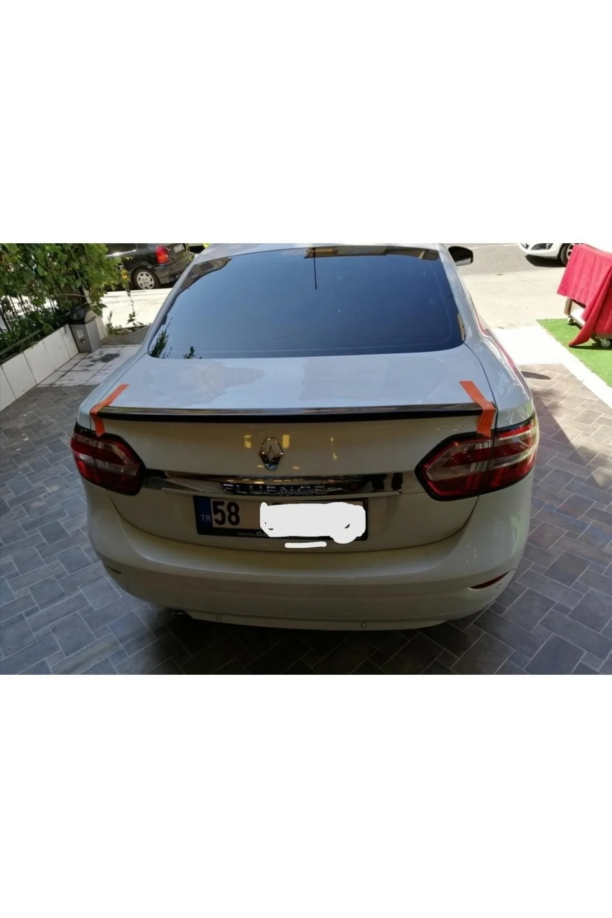 Renault Fluence Siyah Spoiler
