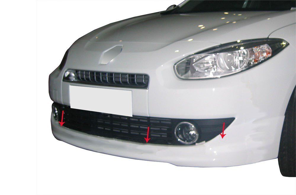 Renault Fluence Uyumlu Sm3 Ön Tampon Altı Fiber 2010 Ve Sonrası